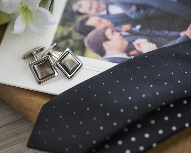 Cufflinks,  money clips, and tie clips