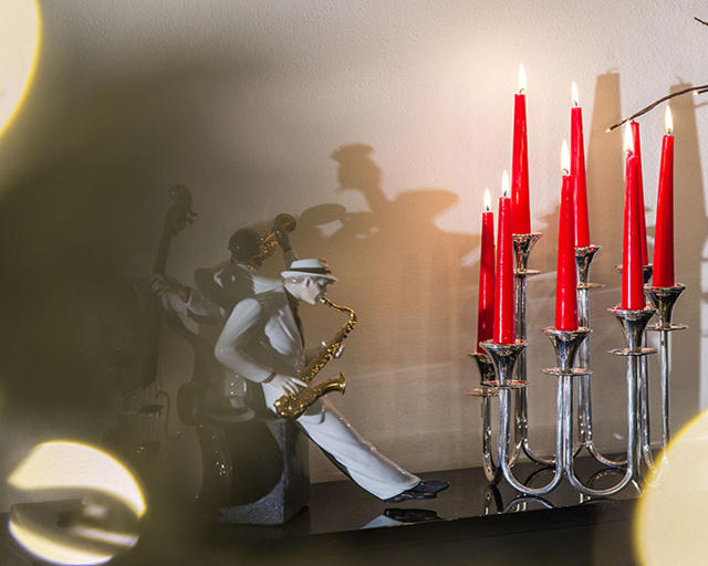 Candles and candle holders