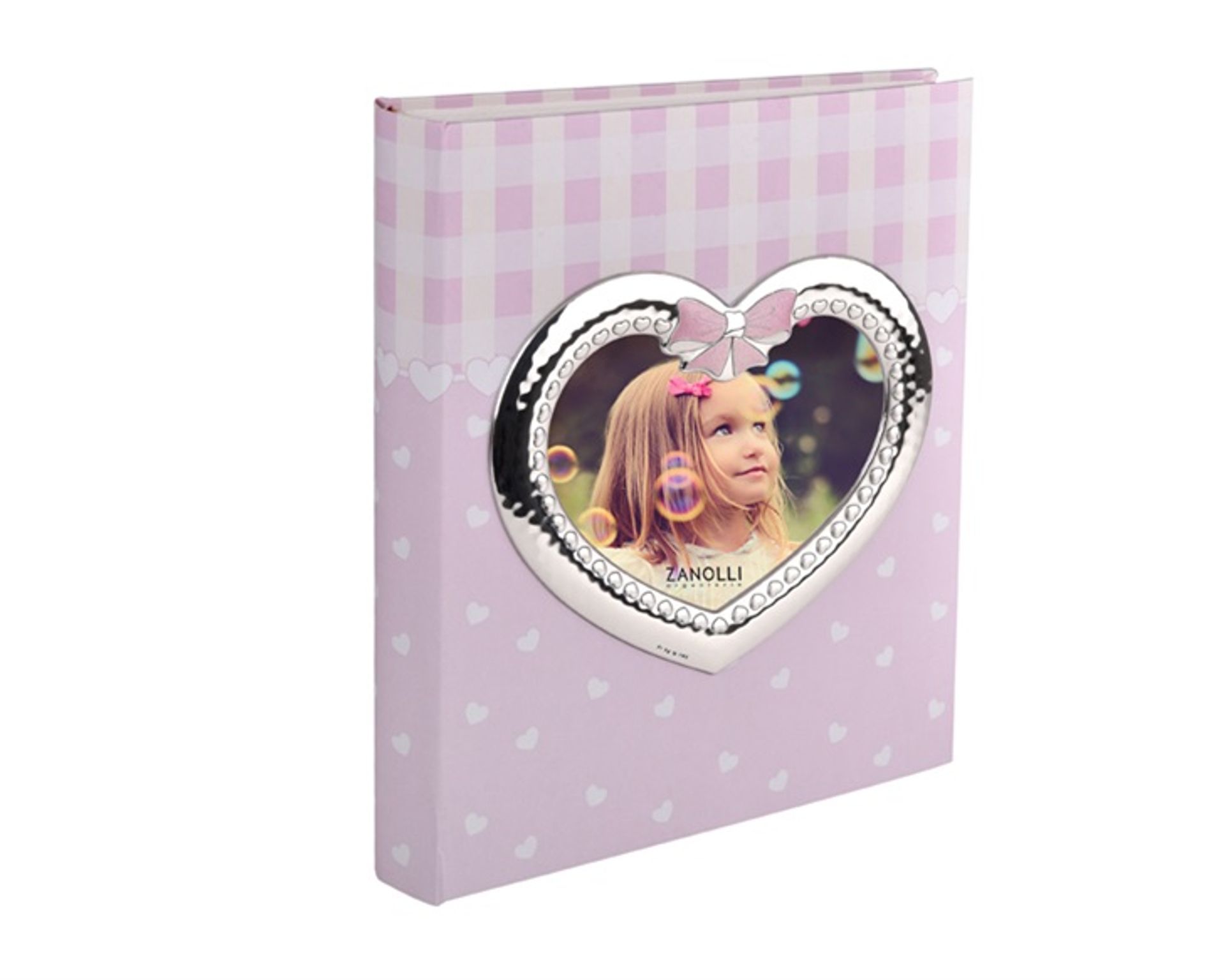 Album fotografico con cornice cuore 
