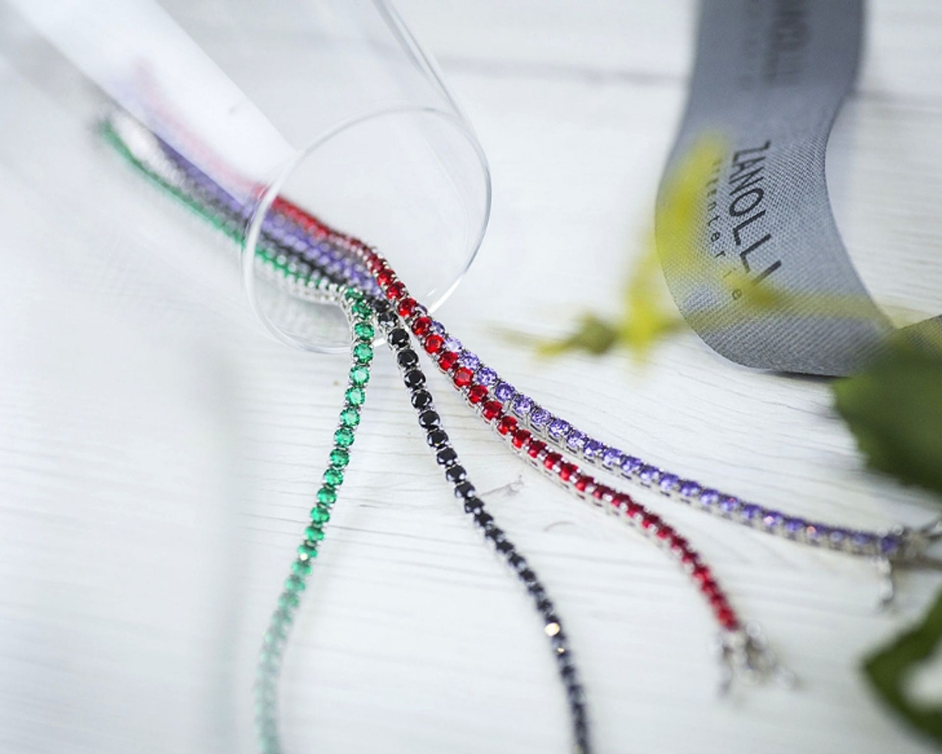 bracciale-tennis-argento-colorato