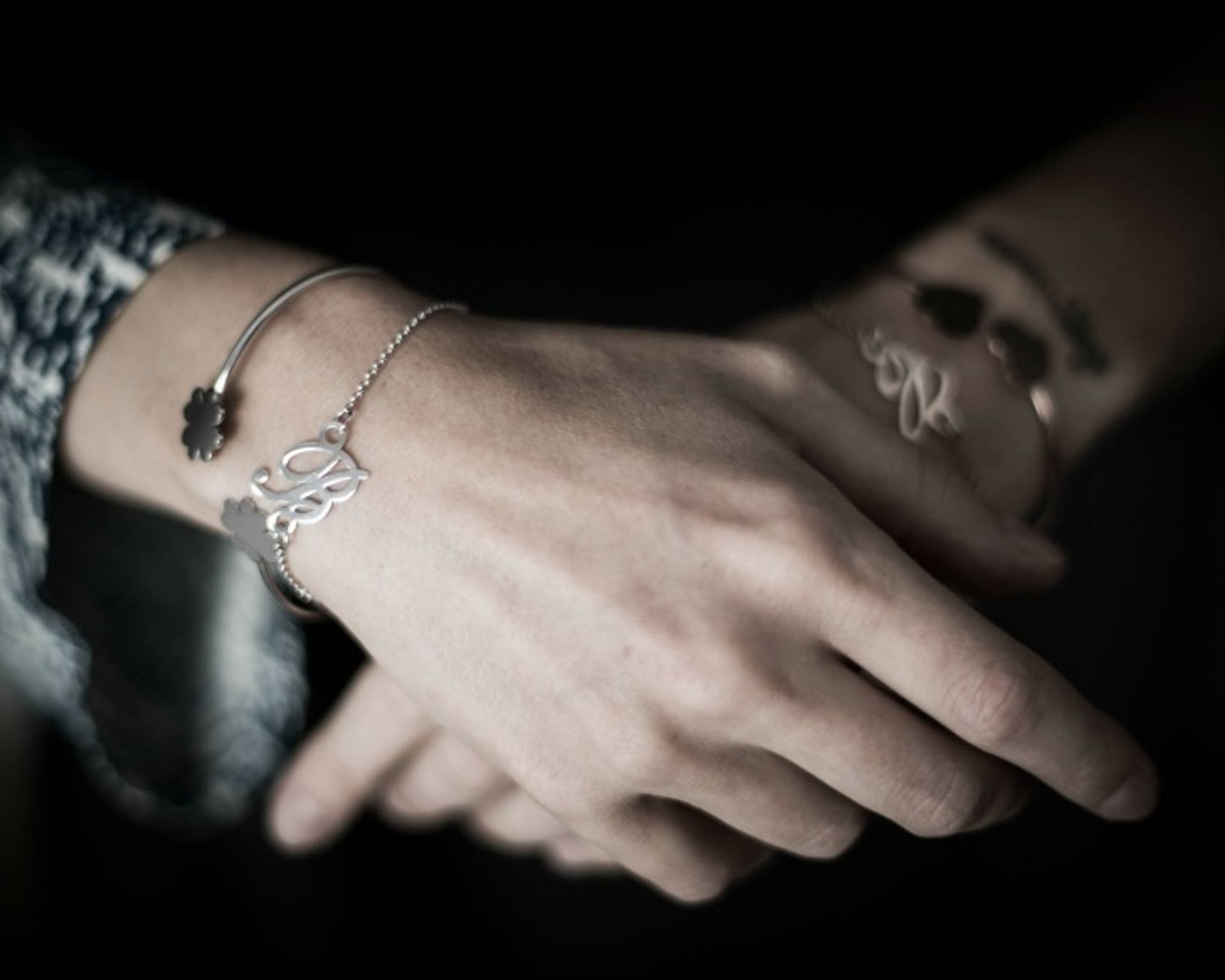 Bracciali con iniziali
