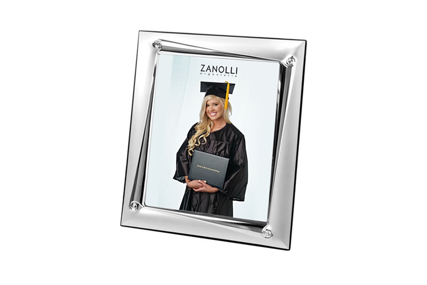 Portafoto per la laurea in silver plated