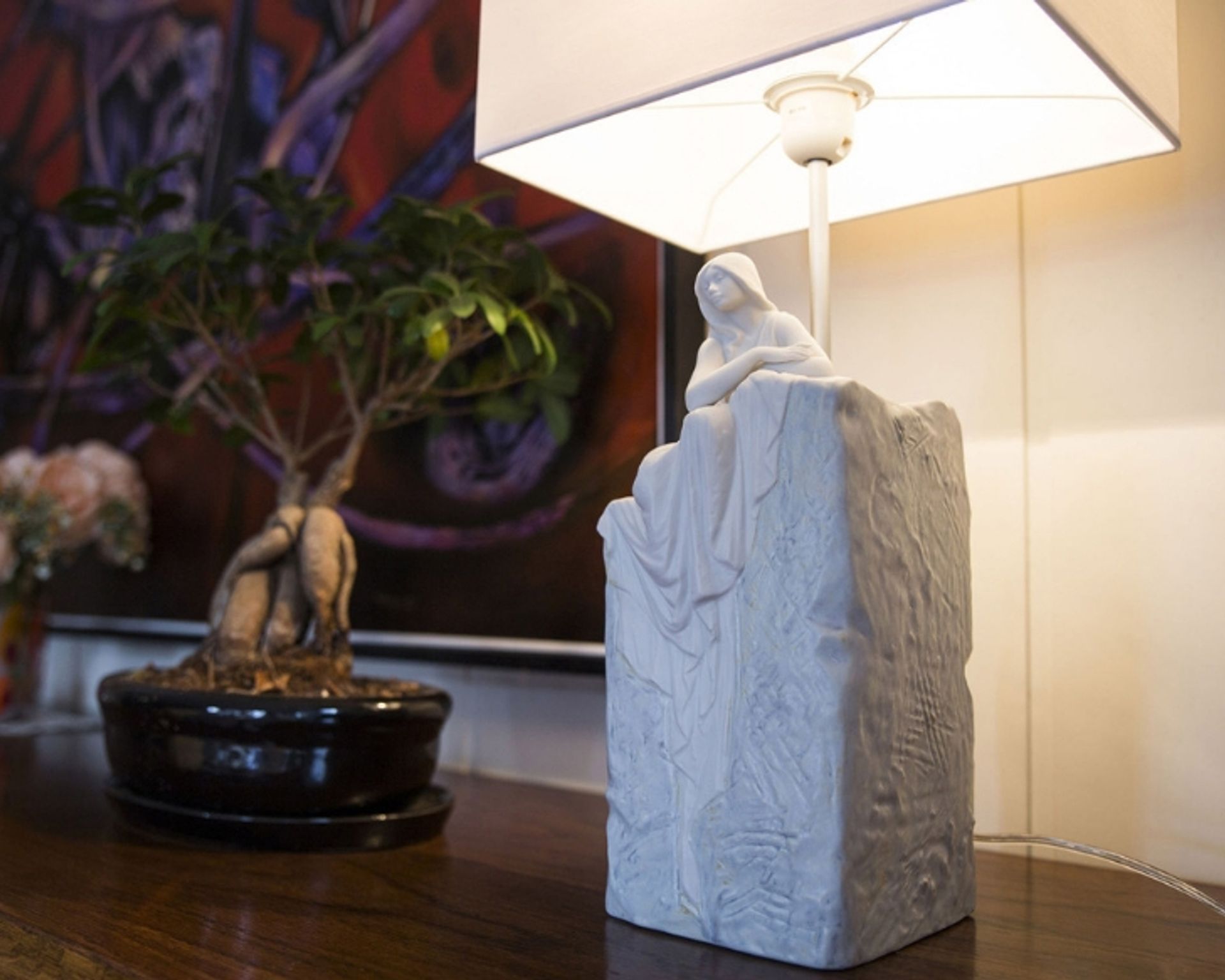 porcellane-lladro-lampada