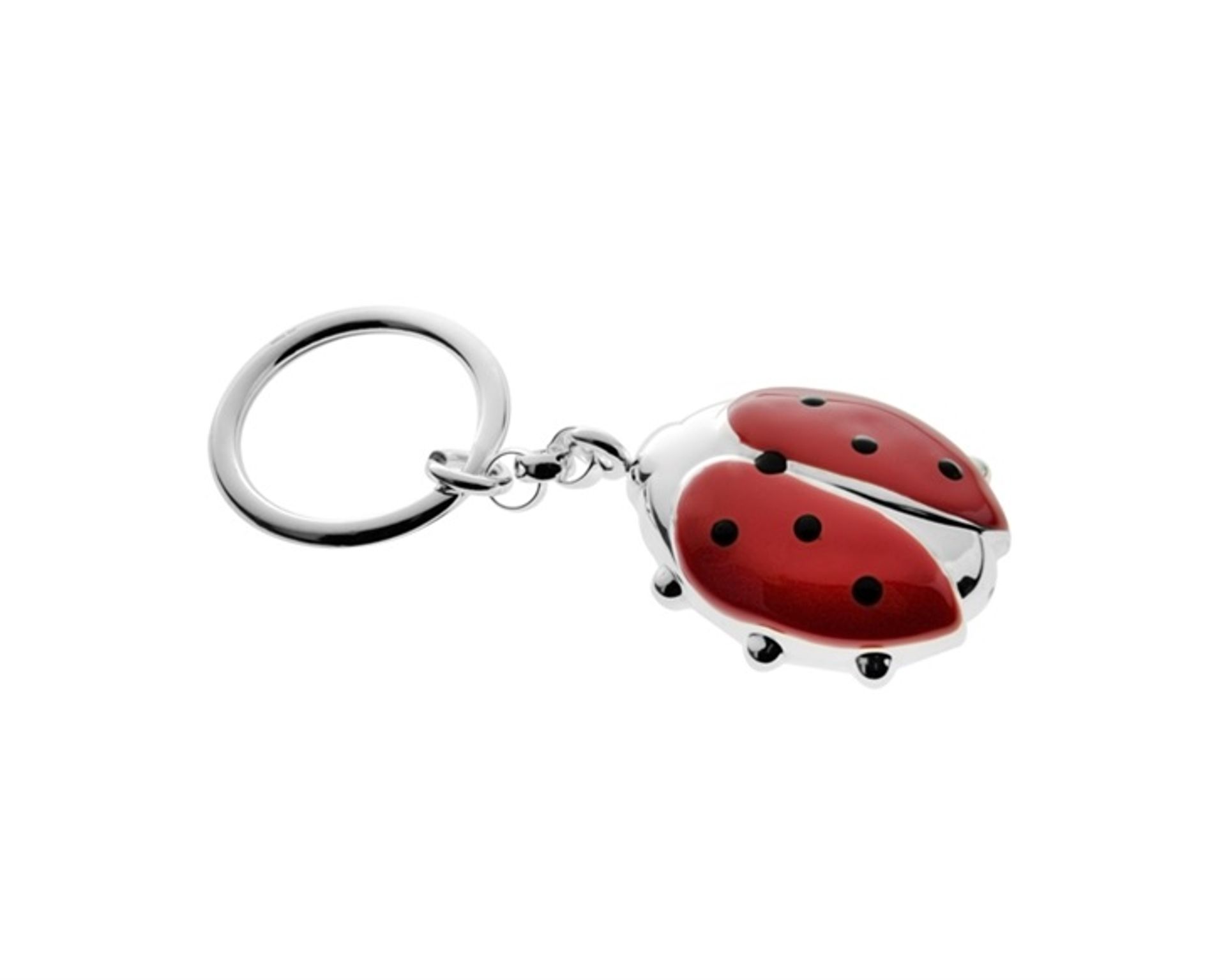Regalo portachiavi a forma di coccinella