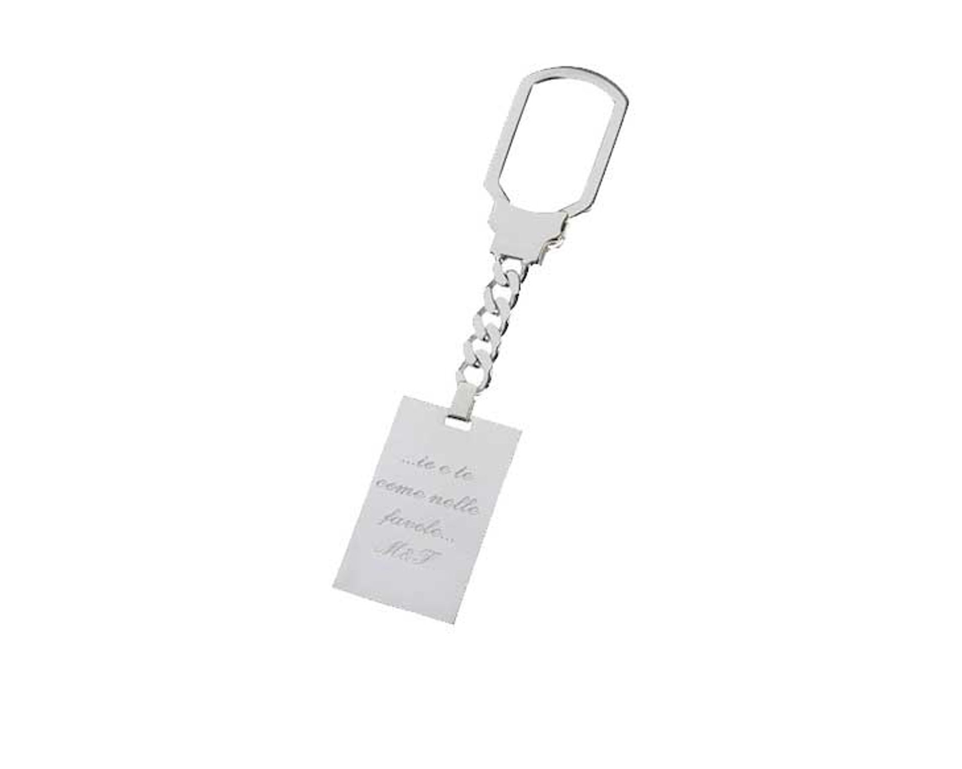Portachiavi uomo con personalizzazione