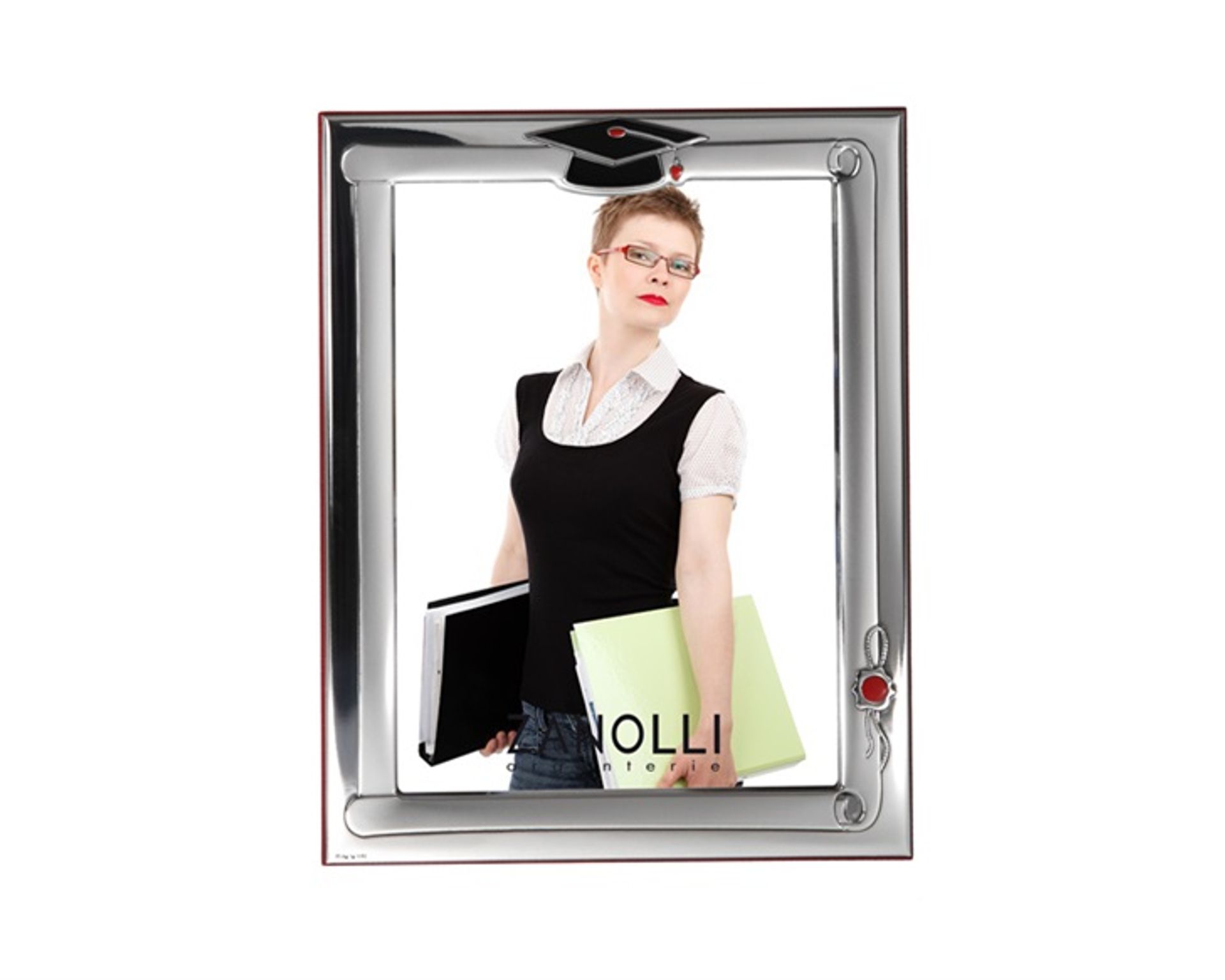 Portafoto laurea con tocco