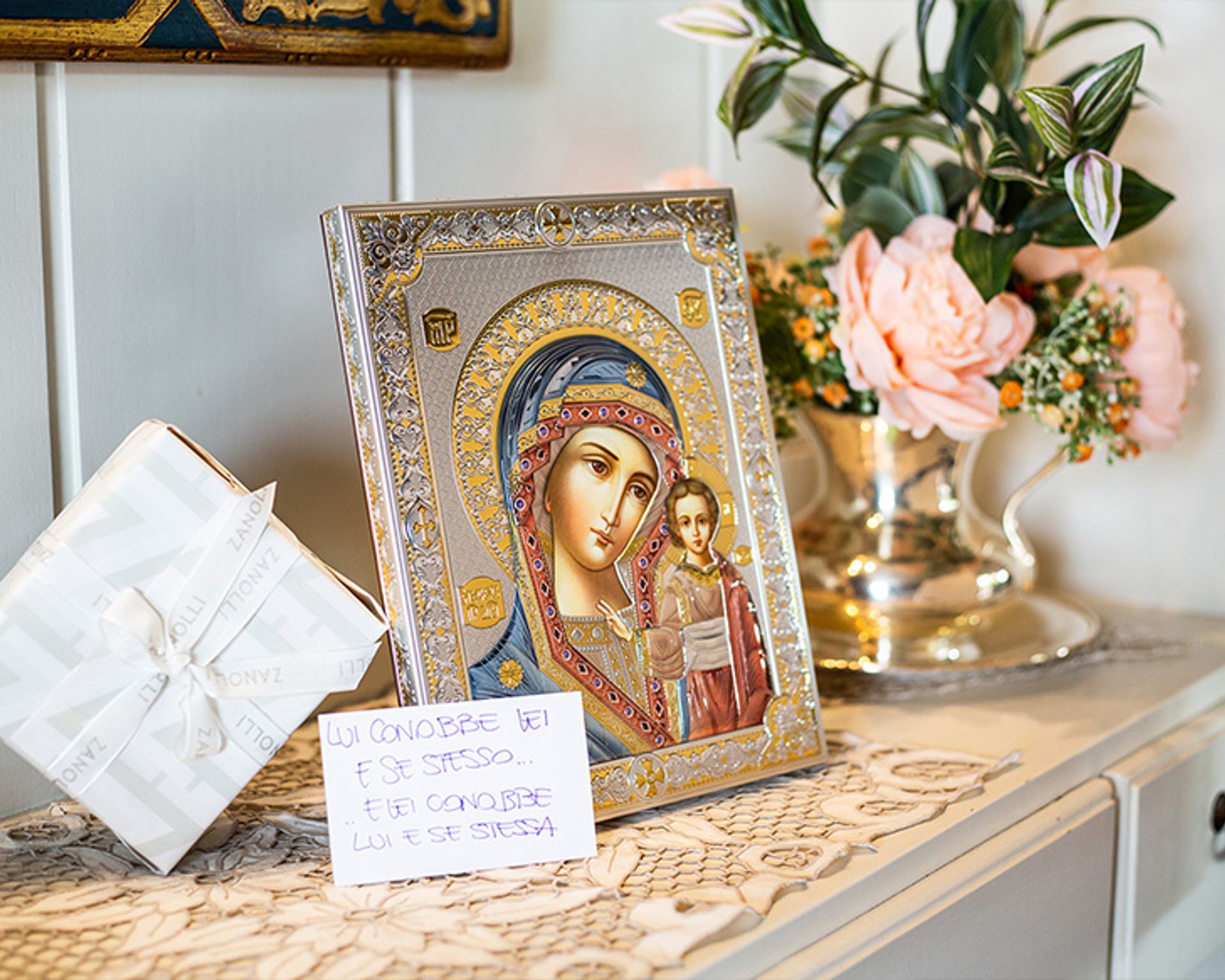 Regali per 50 anni di matrimonio: icona religiosa 