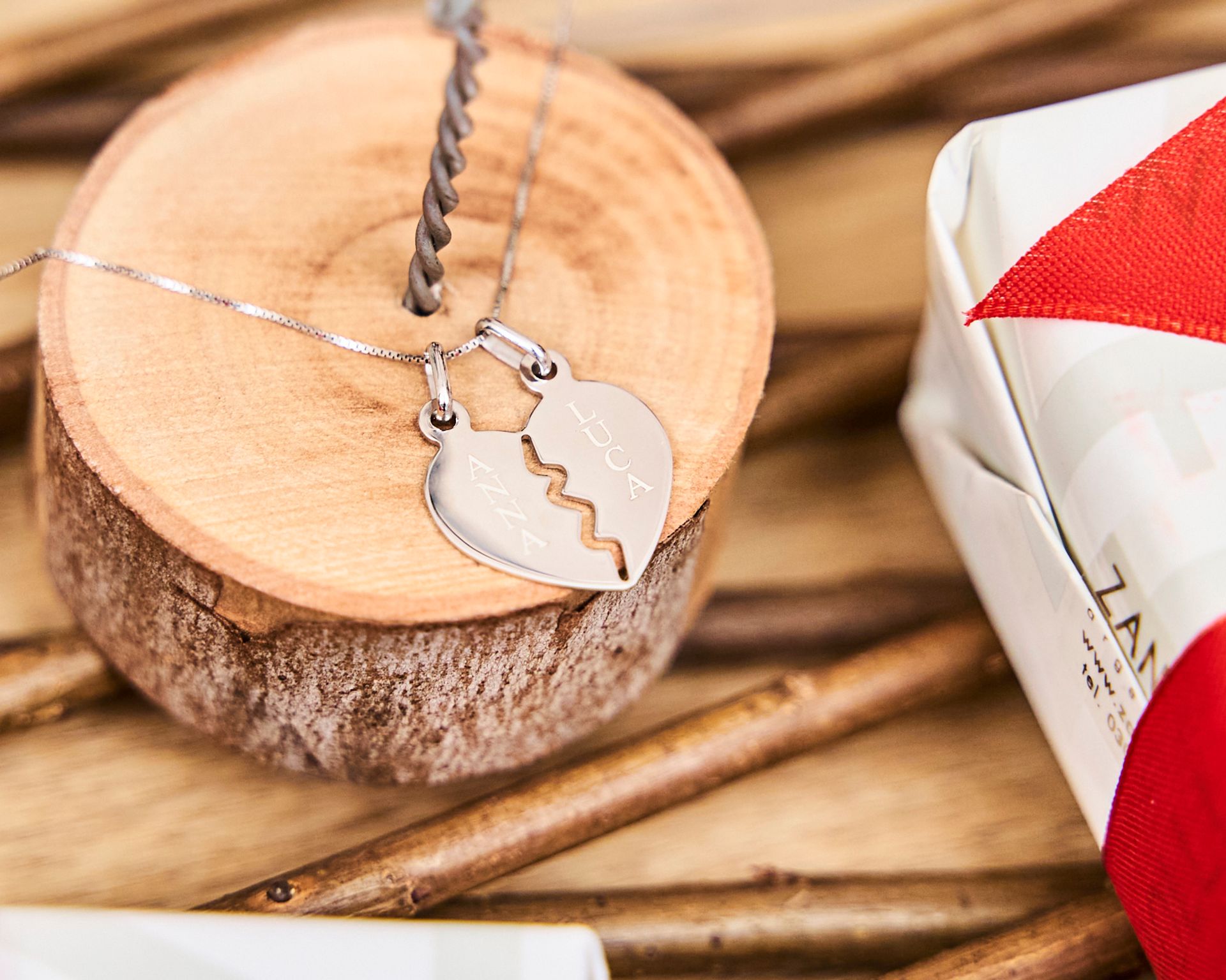 Collana cuore spezzato