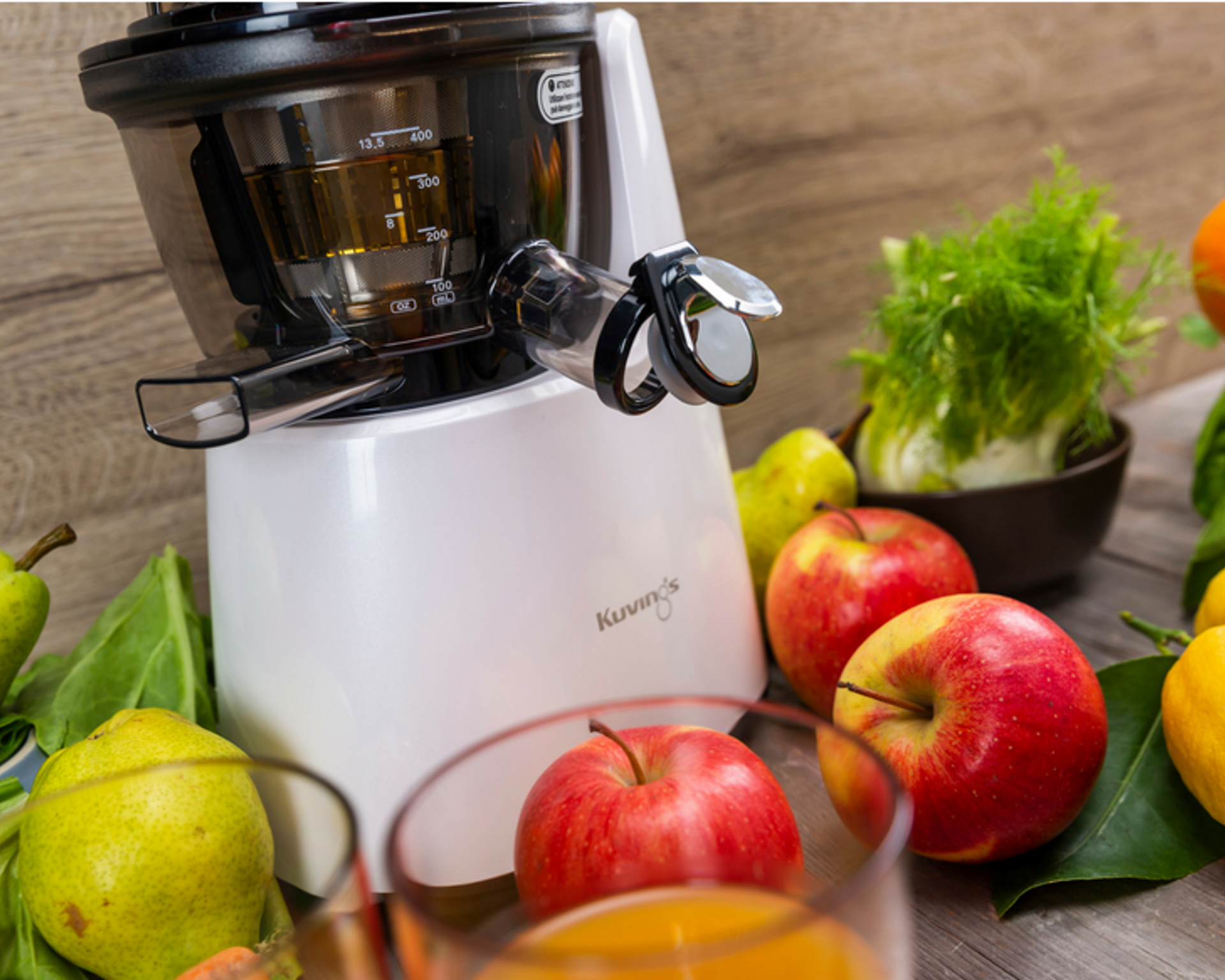ricette estrattore di succo kuvings bianco c9500