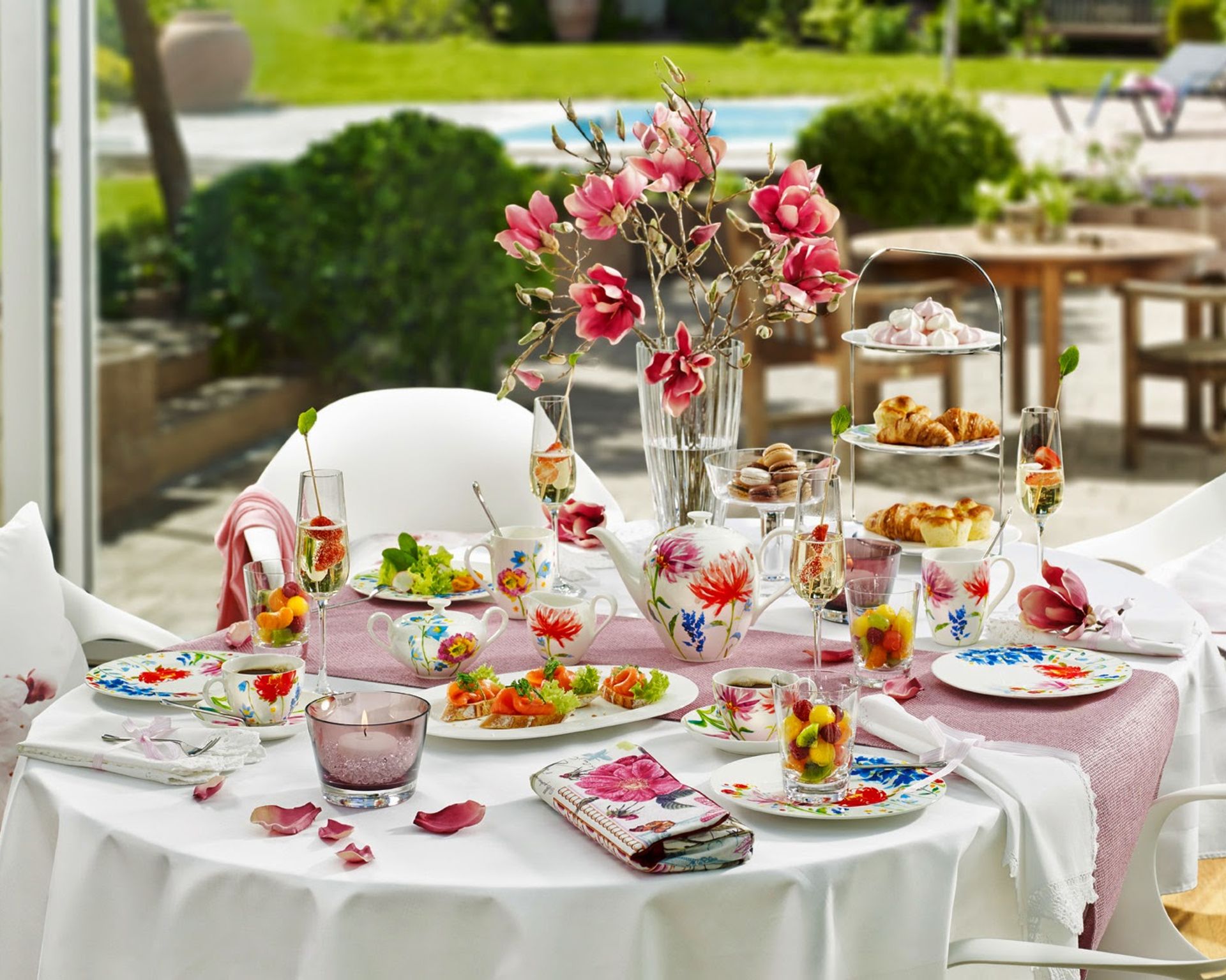 Servizio Piatti Villeroy Boch Anmut Flowers | Zanolli Magazine