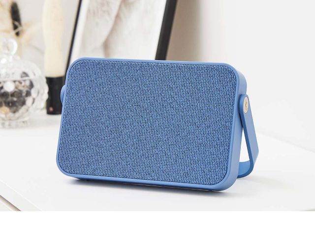 Diffusore musicale bluetooth agroove + river blue