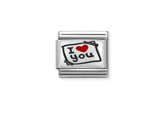 I love you composable steel and silver