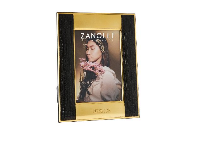 Picture frame frames bilaminated silver black and gold