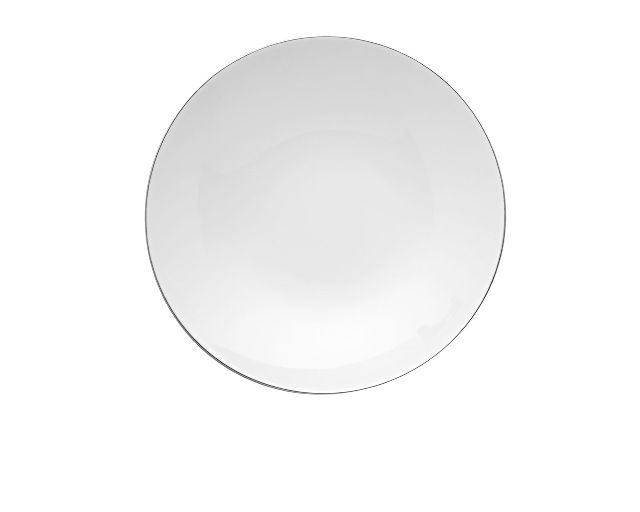 Dessert plate tac gropius platin porcelain