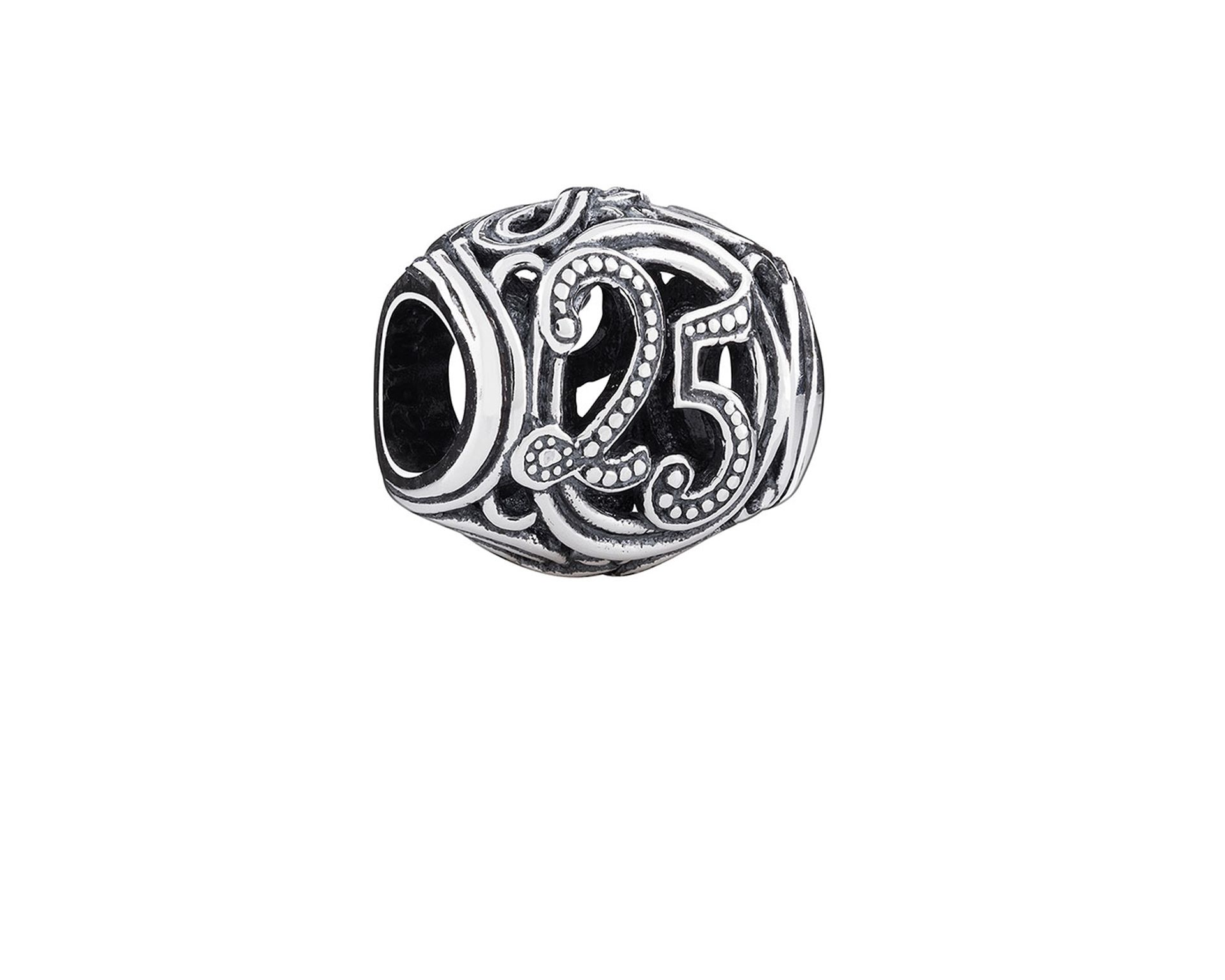 Charm Raggiungimenti Argento 25 Anni Chamilia