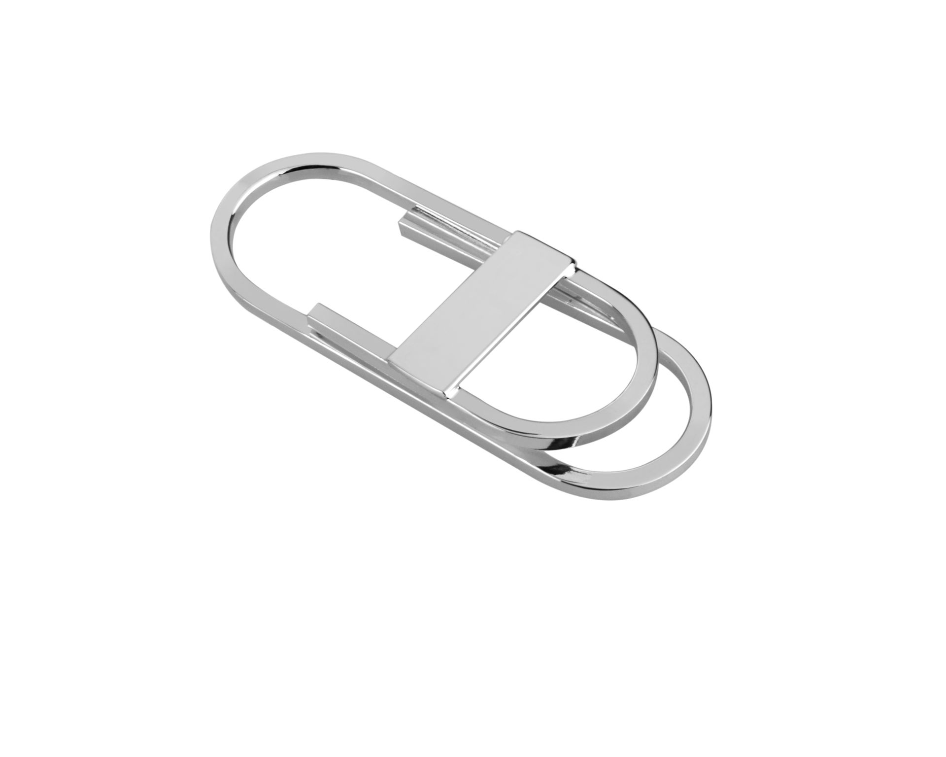 Fermasoldi Ideale Argento Con Fascia Orizzontale Selezione Zanolli 129091 2v537q