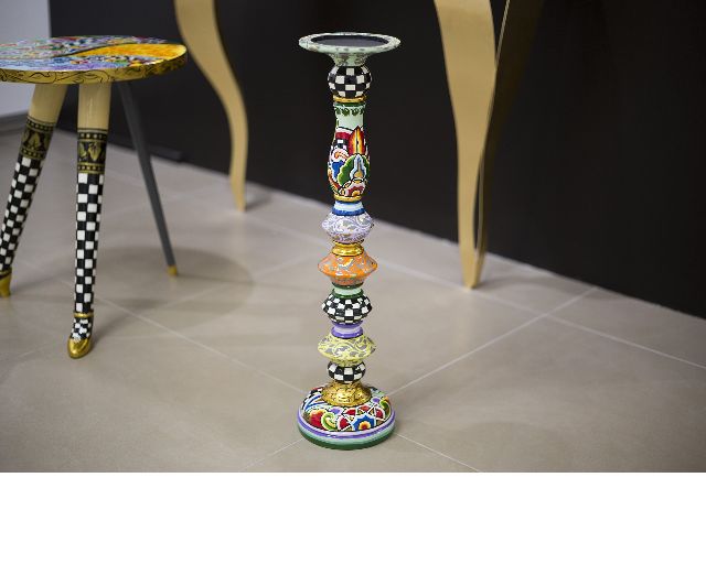Candlestick M Hand Painted Toms Drag 165972 753td4510