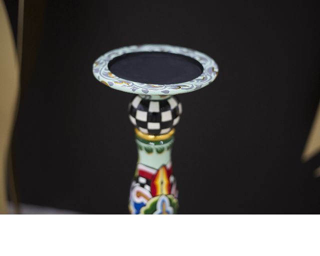 Candlestick M Hand Painted Toms Drag 165972 753td4510