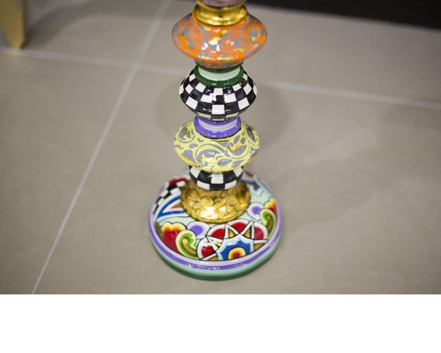 Candlestick M Hand Painted Toms Drag 165972 753td4510
