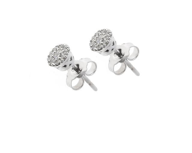 Earrings gold 750‰ with diamonds