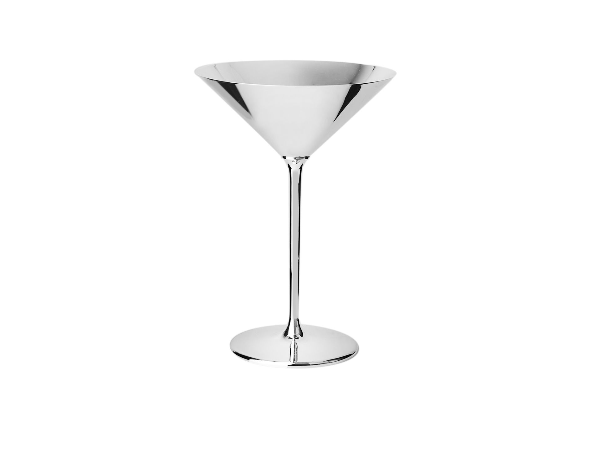 Bicchiere Martini Cocktail Silver Plated Selezione Zanolli
