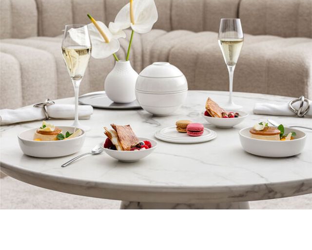 Villeroy & boch La petite boule porcelain white 5 pieces - Zanolli