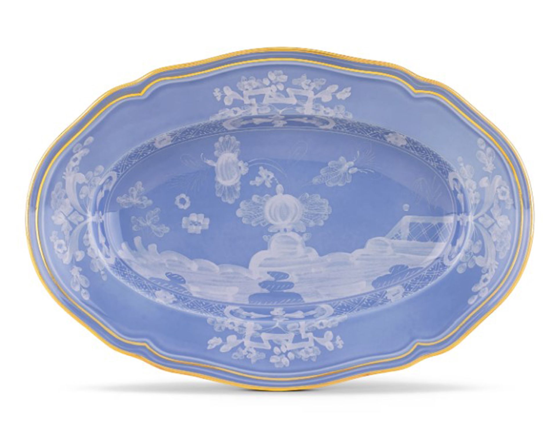 Pickle Dish Oriente Italiano Pervinc Porcelain Richard Ginori 189257 F00300rv0000220a61
