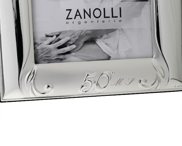 Cornice 50 Anniversario Argento Bilaminato Selezione Zanolli 166563 4456134l