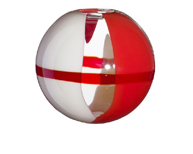 Vase sfera murano glass nuvole