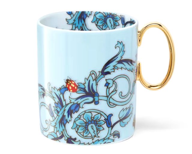 Bicchiere con manico le jardin anniversary porcellana blue