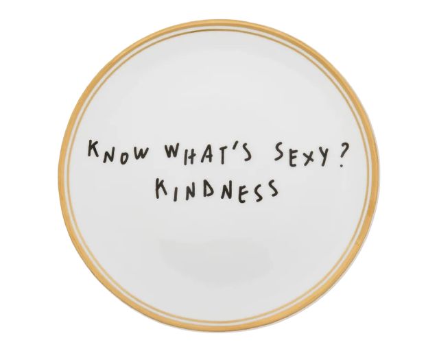 Piatto messaggi porcellana kindness