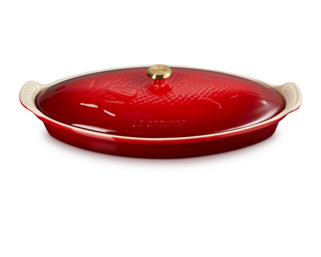 Pesciera tradition gres ciliegia con coperchio