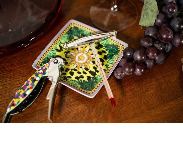 Wine Thermometer Silver Plated Selezione Zanolli