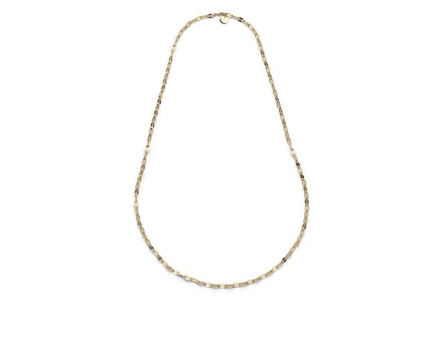Collana dinamica in bronzo dorato