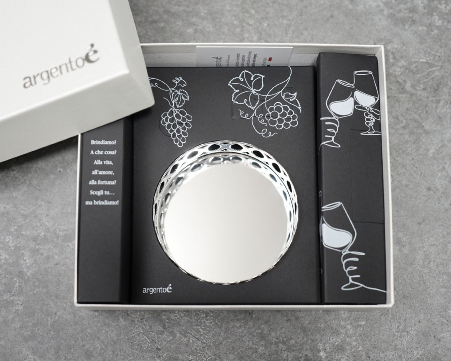 Sottobottiglia Cerchi Argento Trilaminato Selezione Zanolli 190498 624w5040