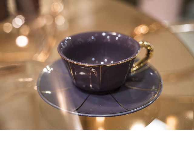 Tazza The La Tavola Scomposta Porcellana Con Piatto Bitossi Home 162574 954ftb00504
