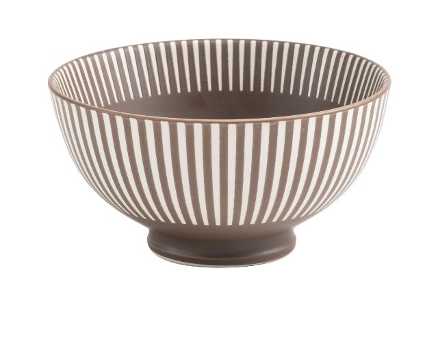 Bowl levante porcelain brown