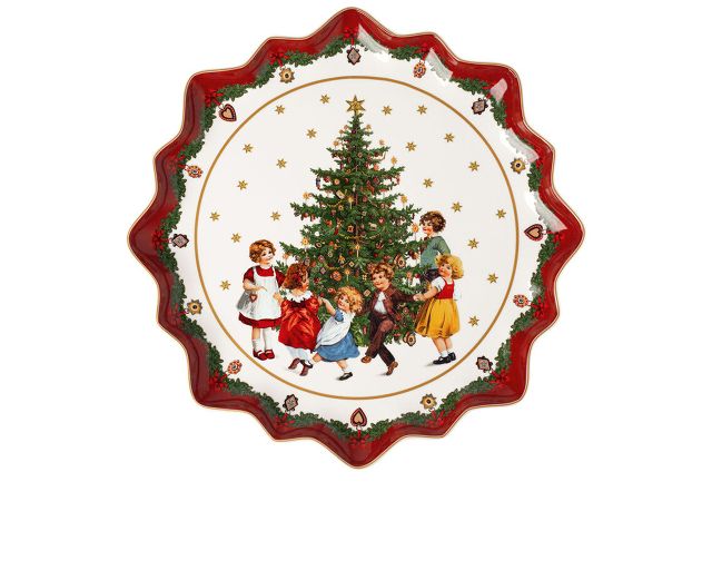 Cookie plate toy's fantasy porcelain deep