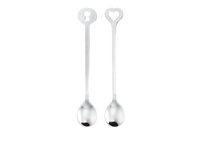 Party spoon set party portafortuna steel 2 pieces