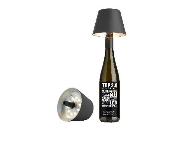 Bottle lamp top 2.0 anthracite