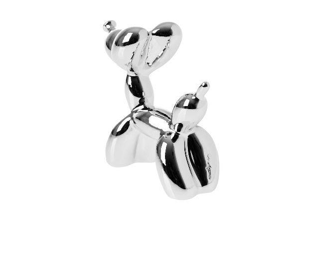 Figurina Cane Palloncino Argento Selezione Zanolli 181664 941ma7001m