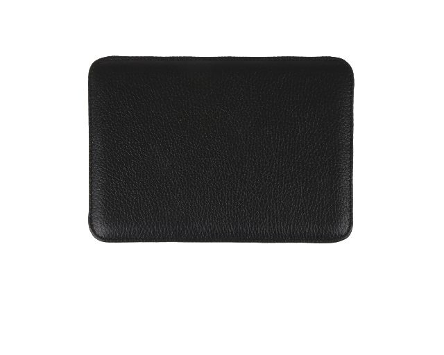 Mouse pad table leather black