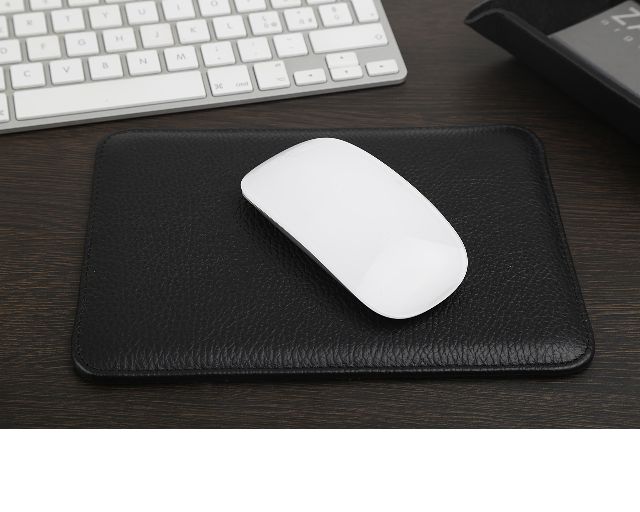Mouse Pad Table Leather Black Selezione Zanolli 151737 9382202blk