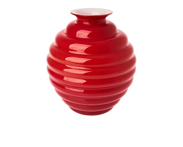 Vaso anelli opale rosso