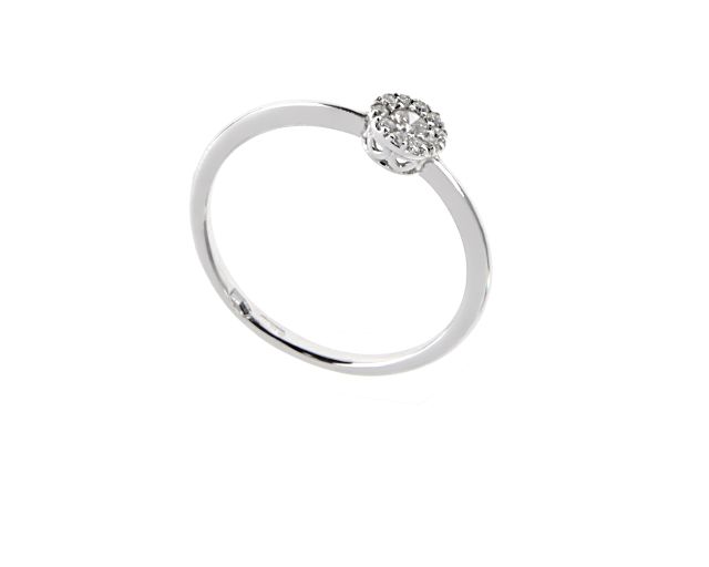 Anello oro 750‰ con diamanti