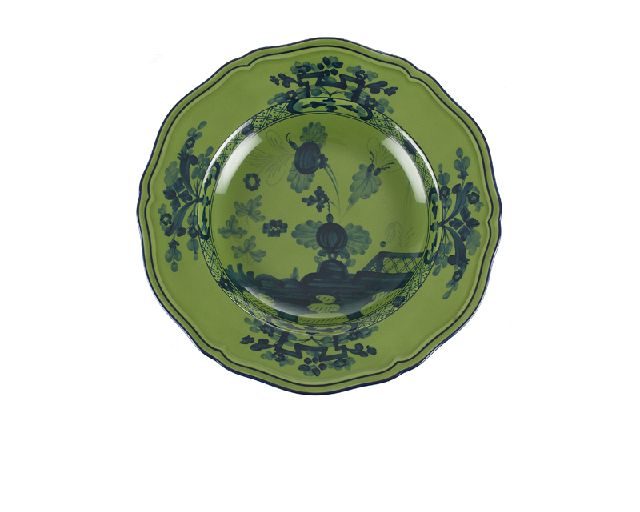 Soup plate oriente italiano malachi porcelain