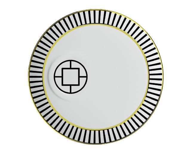 Piattino tazza espresso metrochic porcellana