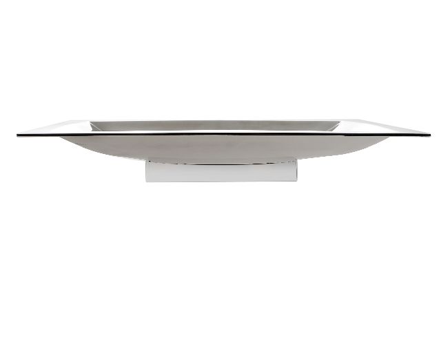 Edged Centerpiece Essentia Silver Square Selezione Zanolli