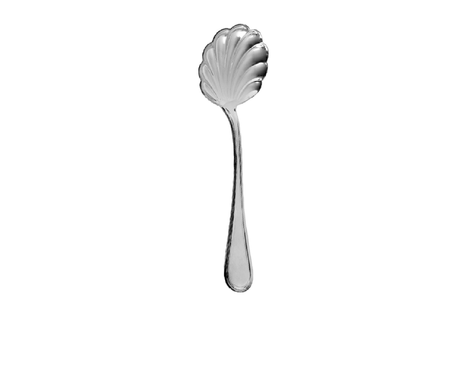 Shell Cheese Spoon Silver In English Style Selezione Zanolli 170283 Za39k6127bl