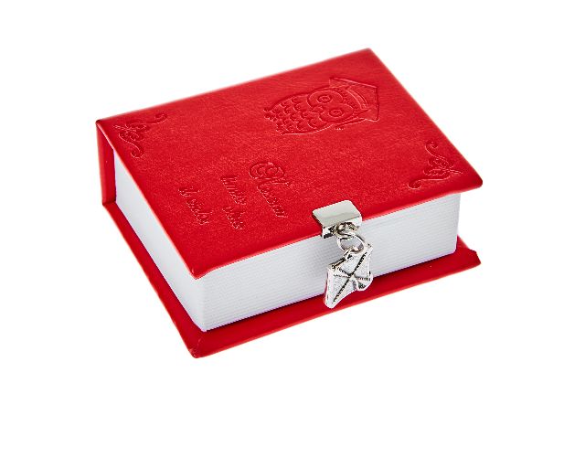 Scatola libro con chiusura tocco
